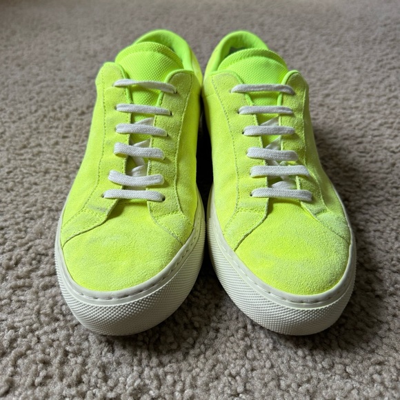 Common Projects Achilles Fluo Suede Sneakers - Picture 3 of 11